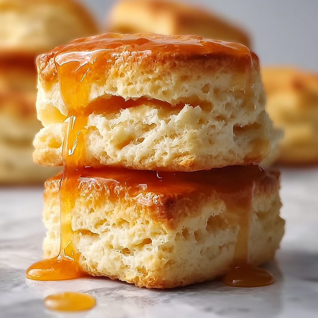 Easy Hot Honey Chicken Biscuits Recipe - Recipe Image