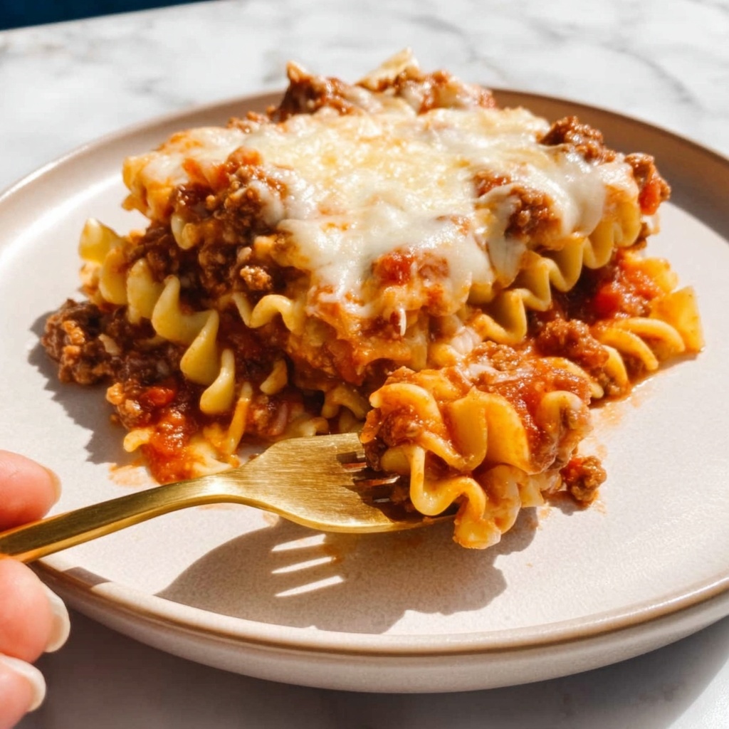 Beef and Sour Cream Noodle Bake Recipe - Recipe Image