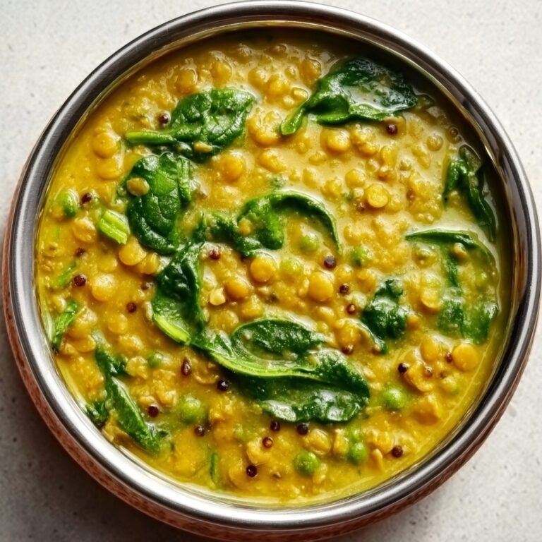 Indian Lentil Curry with Spinach Recipe