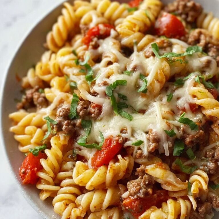 Cheesy Beef Pasta Recipe