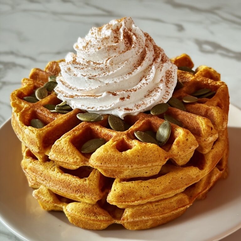 Pumpkin Protein Waffles Recipe