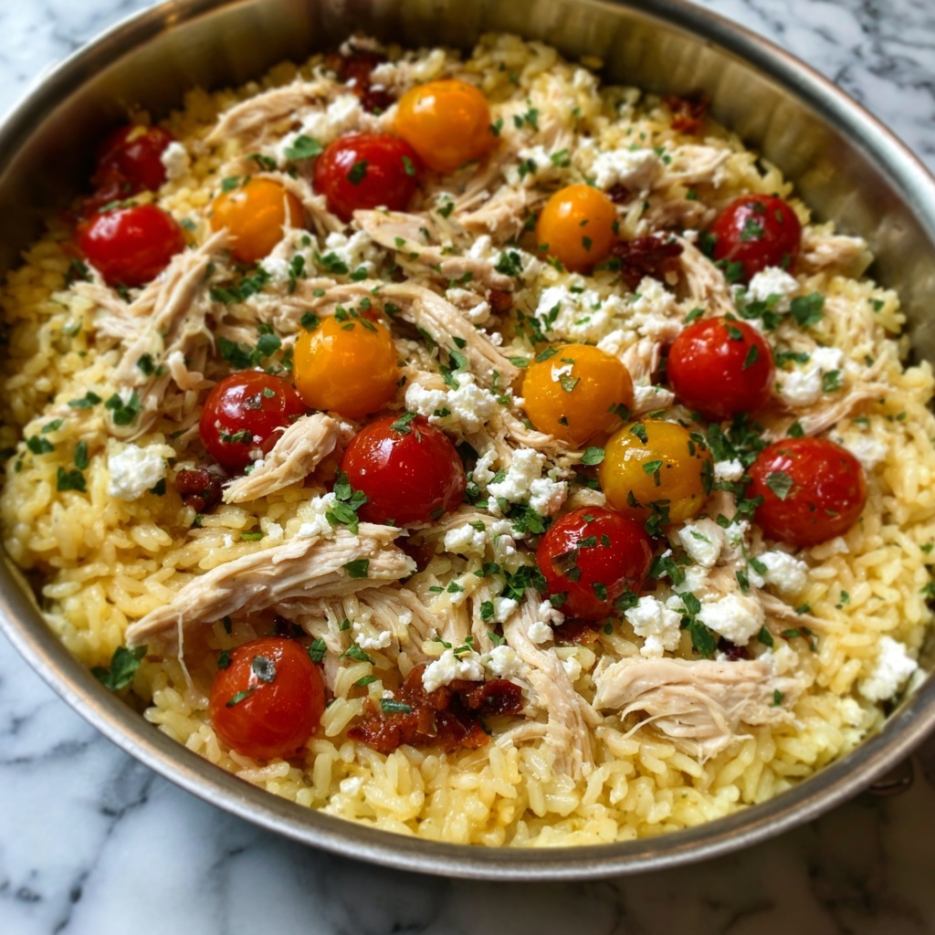 Dump and Bake Chicken Tzatziki Casserole Recipe - Recipe Image