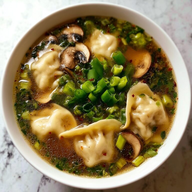 Potsticker Soup: A Cozy and Delicious Asian-Inspired Comfort Dish Recipe