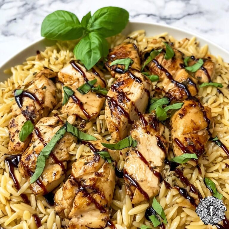 Balsamic Chicken Orzo Recipe
