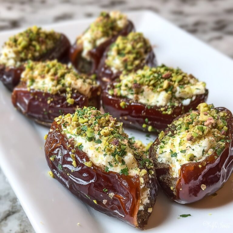 Honey Pistachio Ricotta Stuffed Dates Recipe