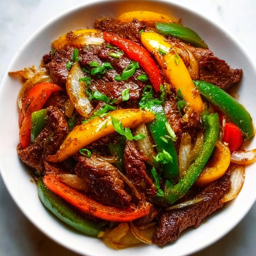 Chinese Beef and Onion Stir Fry Recipe - Recipe Image