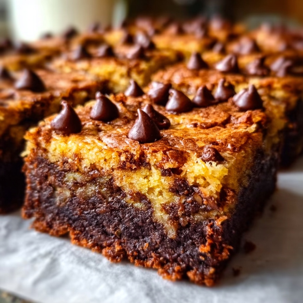 Oatmeal Chocolate Chip Cookie Bars Recipe - Recipe Image