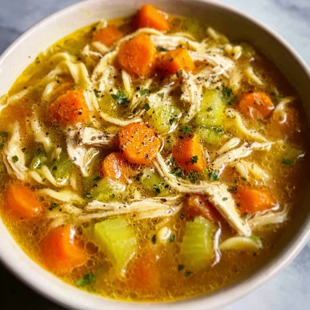Rotisserie Chicken Soup with Egg Noodles Recipe - Recipe Image