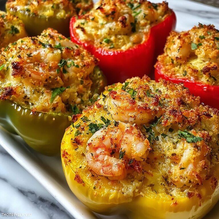 Crab and Shrimp Stuffed Peppers Recipe