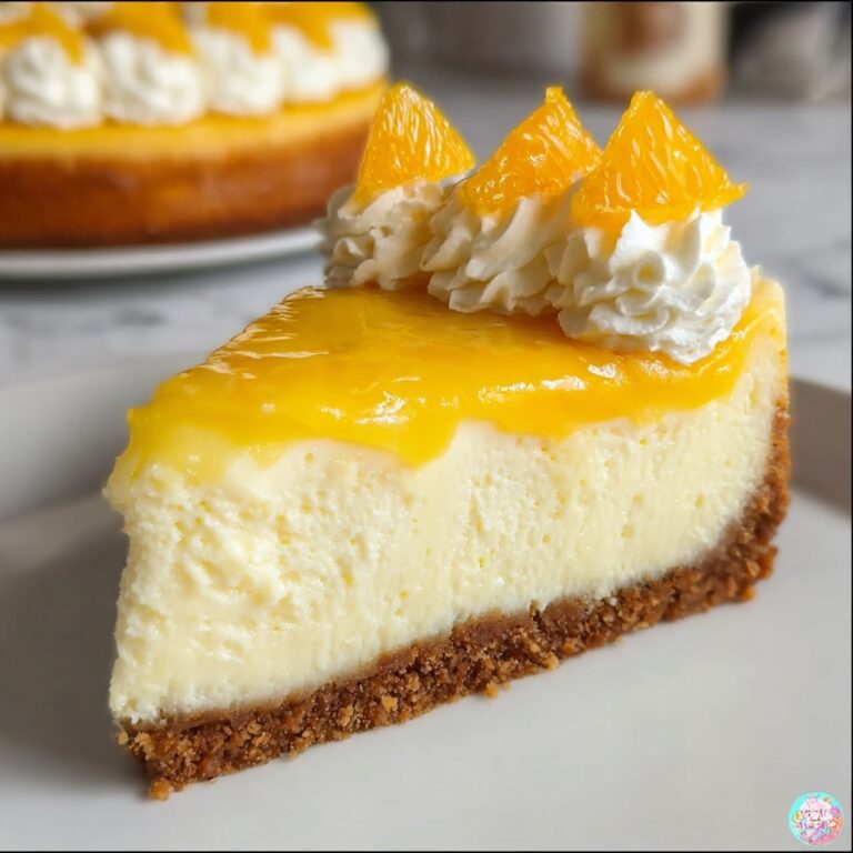 Orange Creamsicle Cheesecake Recipe