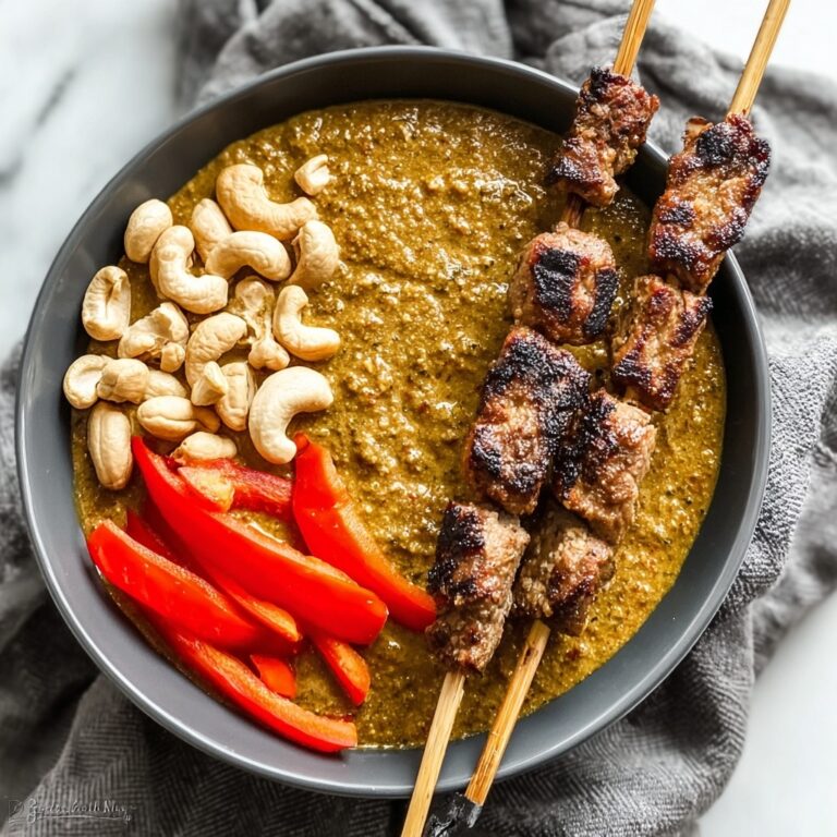 Delicious Cashew Satay Sauce for Flavorful Home Cooking Recipe