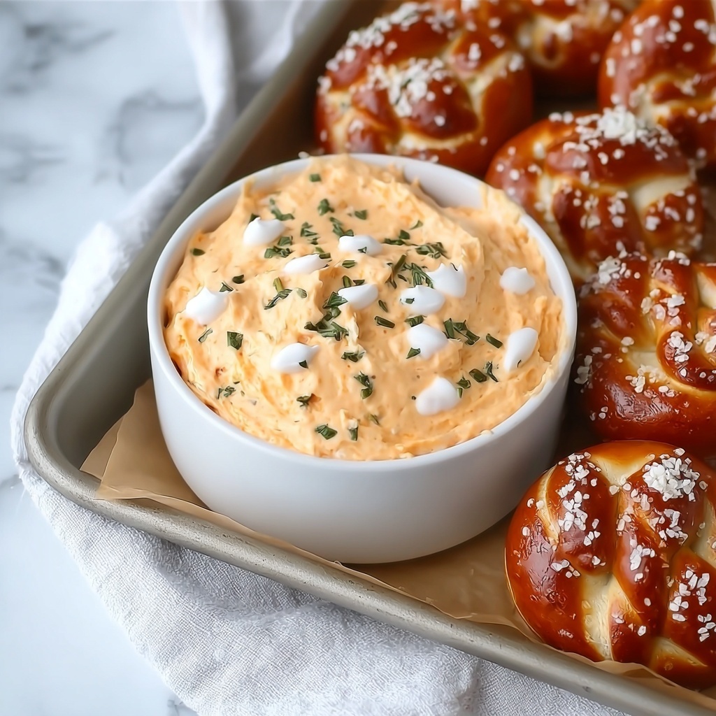 Soft Pretzels with Cheesy Dip: The Ultimate Game Day Snack Recipe - Recipe Image