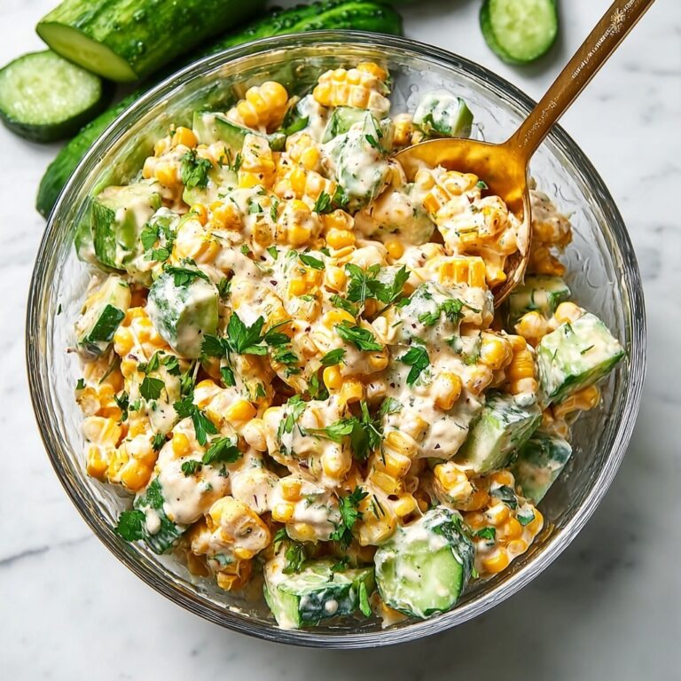 Street Corn & Creamy Cucumber Salad Recipe