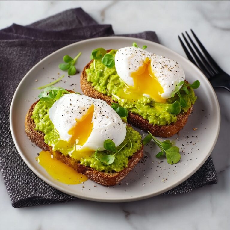 Ultimate Avocado Toast with Poached Egg for Busy Mornings Recipe