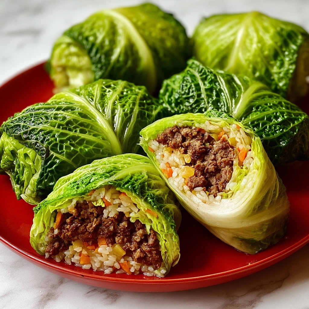 Italian Stuffed Cabbage Rolls Recipe - Recipe Image