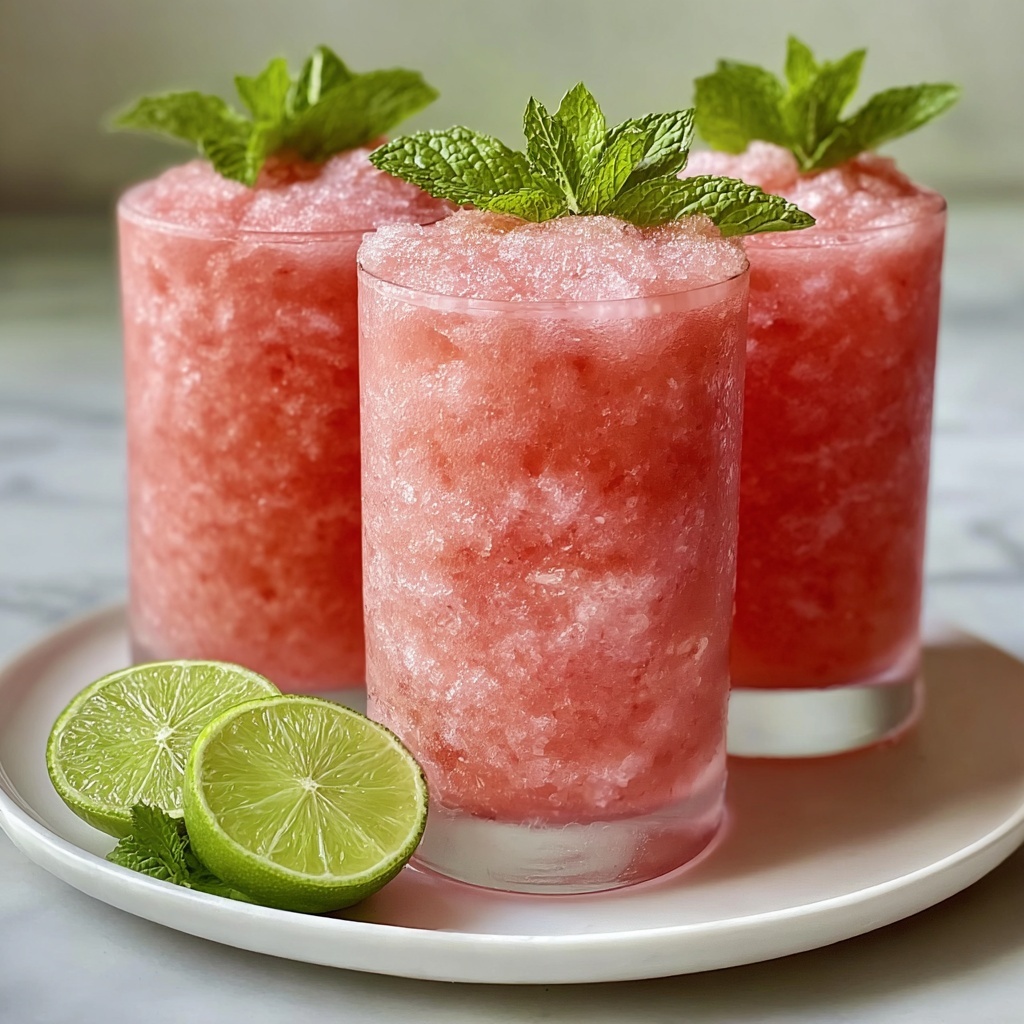 Watermelon Slushie Recipe - Recipe Image
