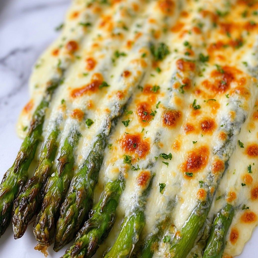 Cheesy Baked Asparagus Recipe - Recipe Image