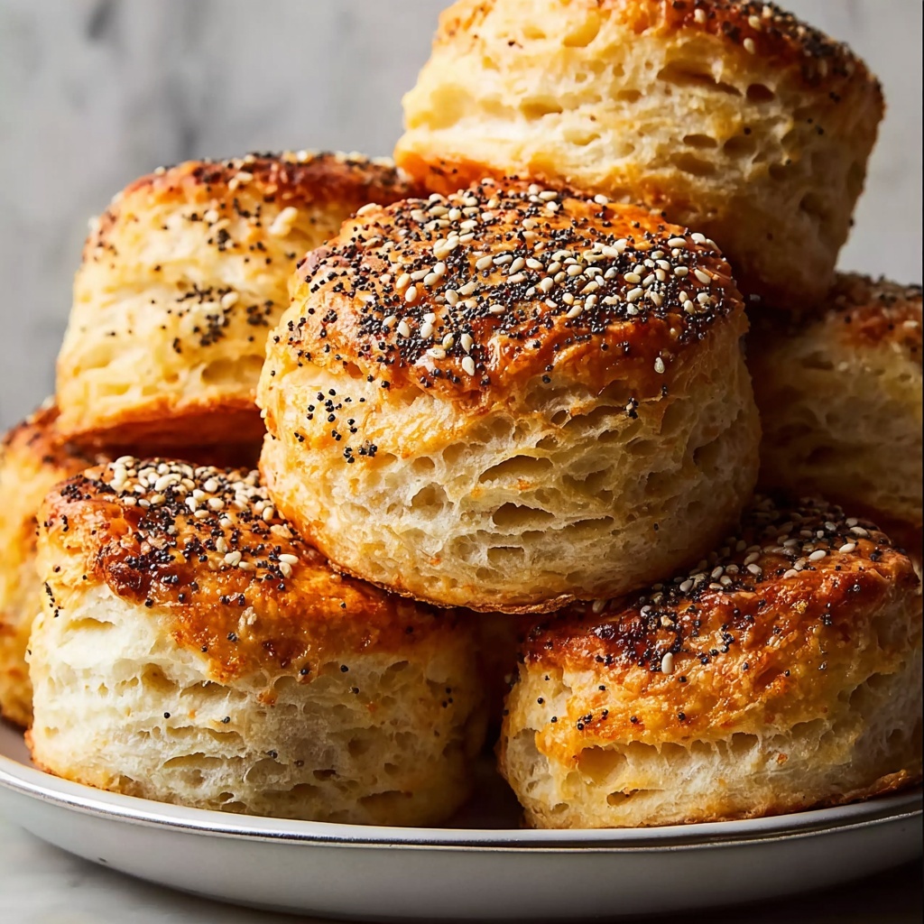 Everything Bagel Swim Biscuits Recipe - Recipe Image