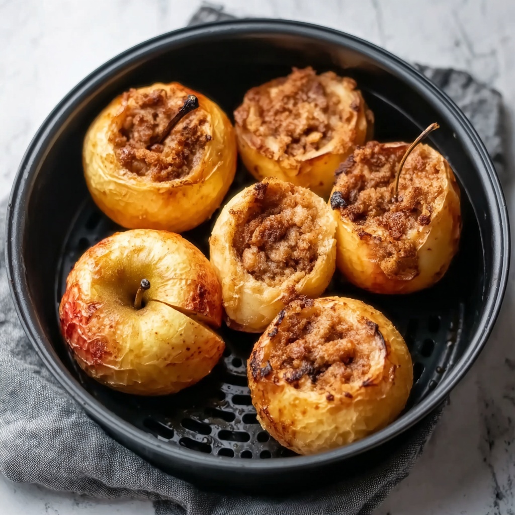 Air Fryer Baked Apples with Walnut and Cranberry Filling Recipe - Recipe Image