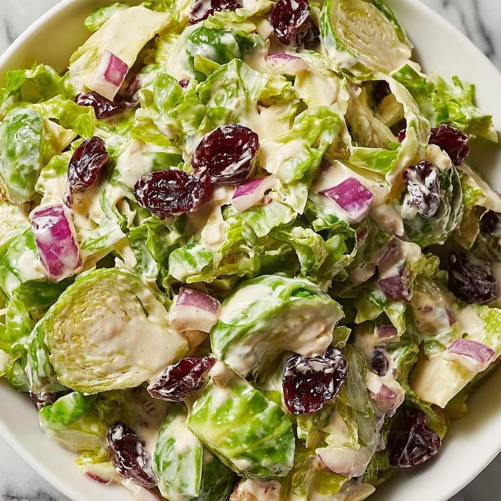 Creamy Brussels Sprouts Slaw Recipe - Recipe Image