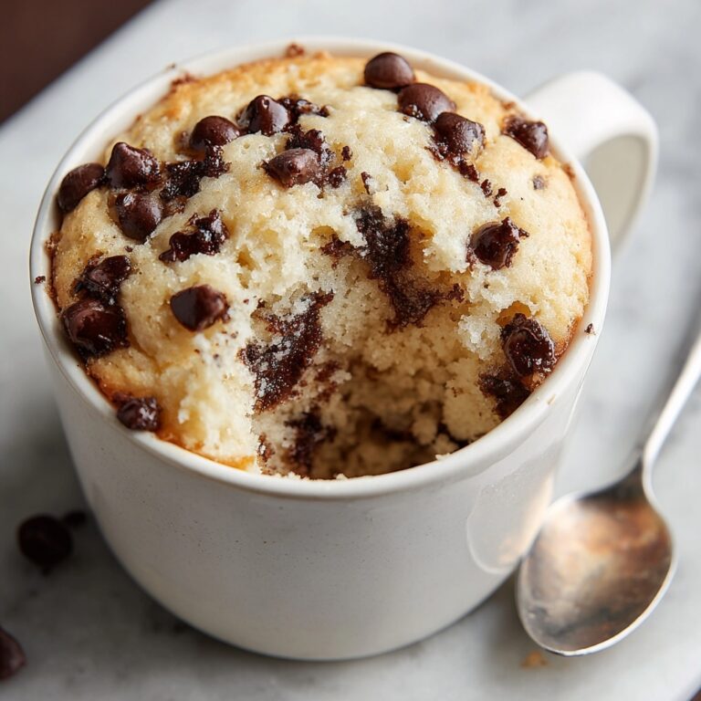 Chocolate Chip Mug Cake Recipe