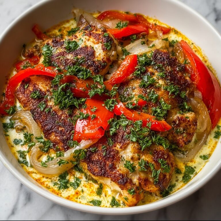 Turkish Chicken with Creamy White Sauce Recipe