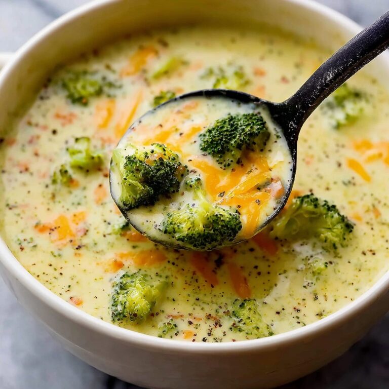 Creamy Broccoli Cheddar Soup Recipe