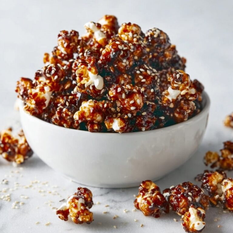Gochujang Caramel Sesame Popcorn Recipe