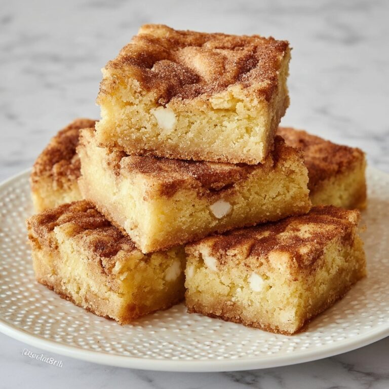Snickerdoodle Blondies Recipe