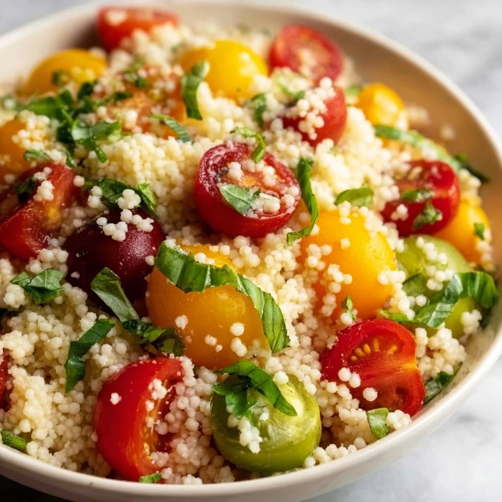 Cherry Tomato Couscous Salad Recipe - Recipe Image