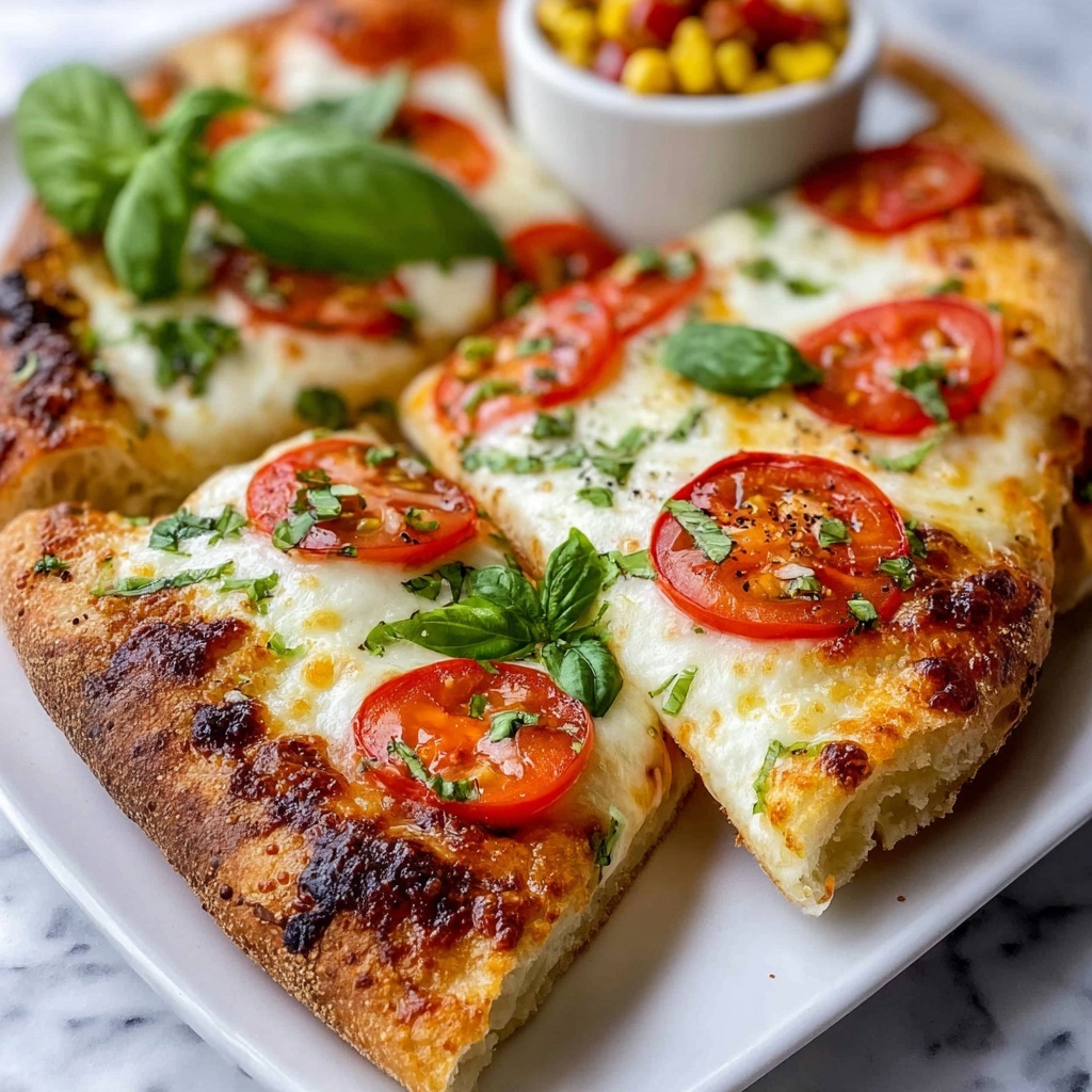 Grilled Caprese Pizza Recipe - Recipe Image
