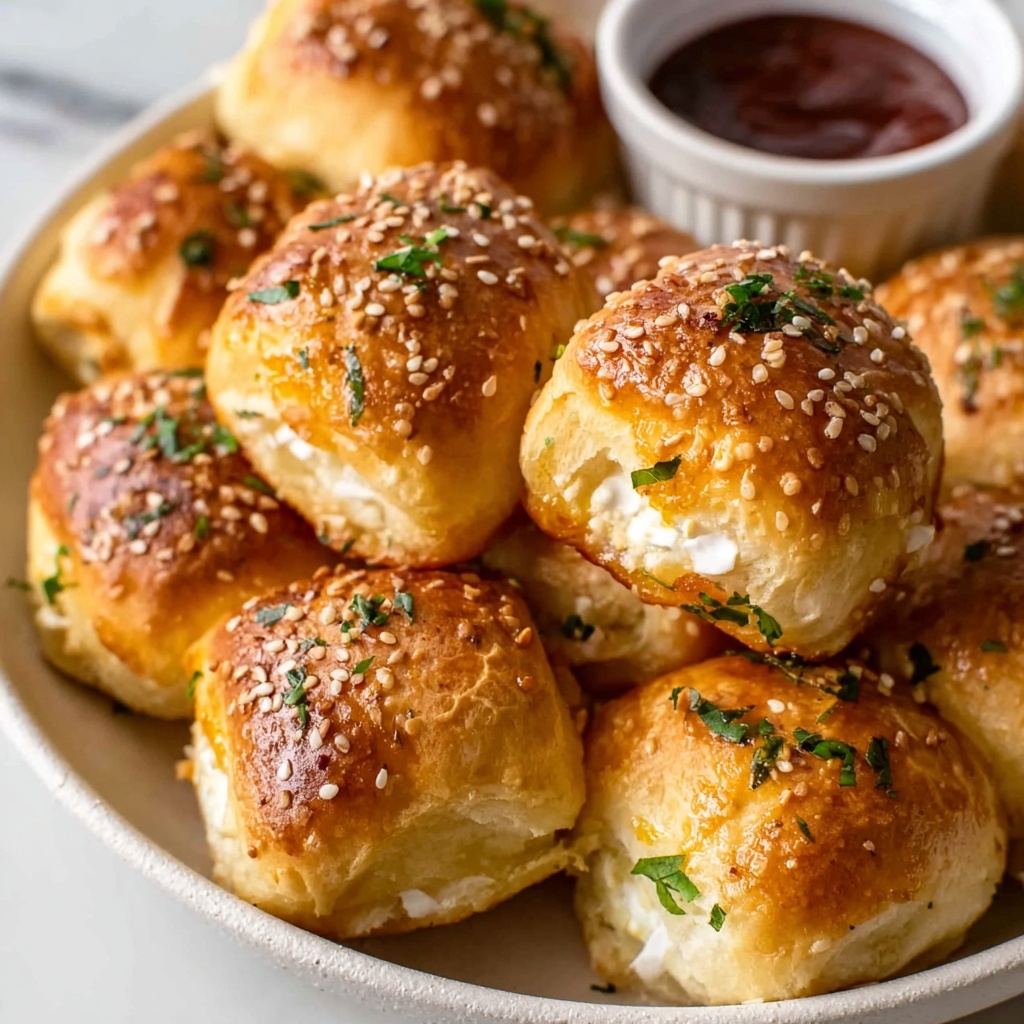 Oven Fried Feta Rolls with Chili Honey Recipe - Recipe Image