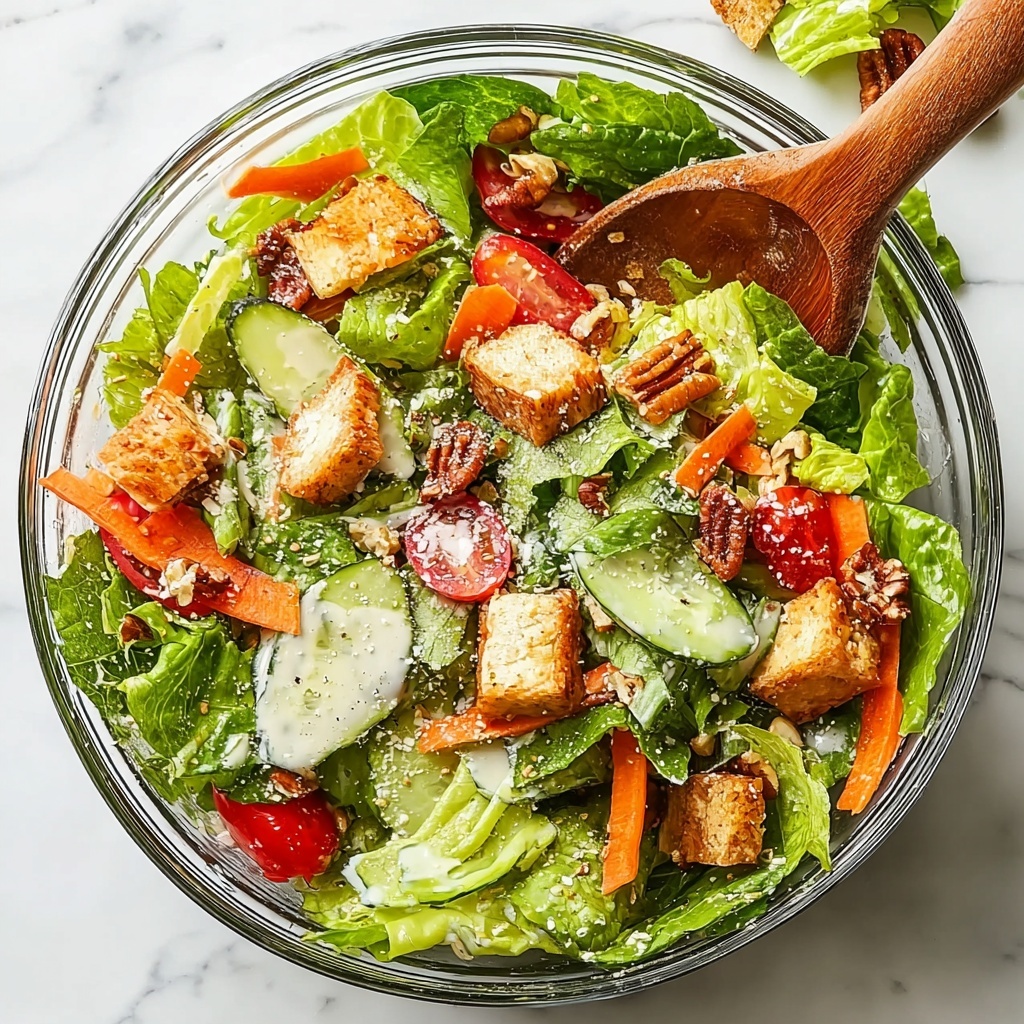 Classic House Salad with Zesty Vinaigrette Recipe - Recipe Image