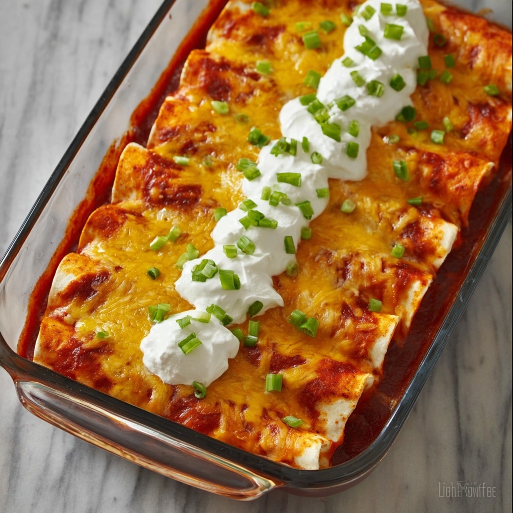 Sour Cream Enchiladas Recipe - Recipe Image