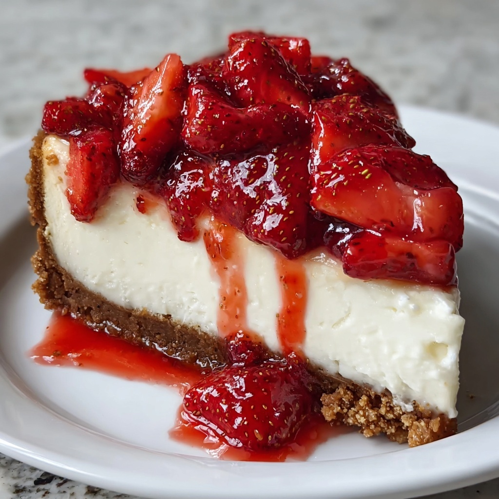 Strawberry Cheesecake Classic Dessert Recipe - Recipe Image
