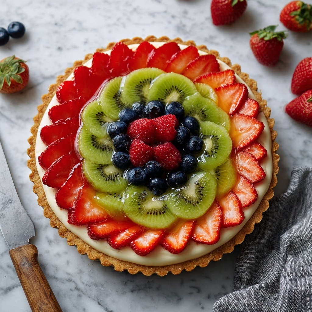 Vegan Fruit Tart Recipe - Recipe Image