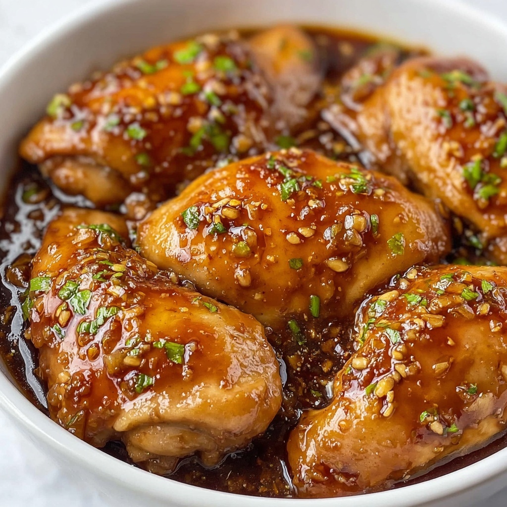 Crockpot Honey Garlic Chicken Recipe - Recipe Image