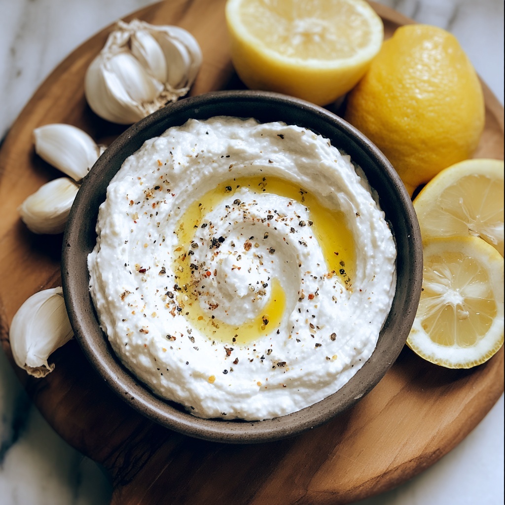 Lebanese Garlic Sauce (Toum) Recipe - Recipe Image