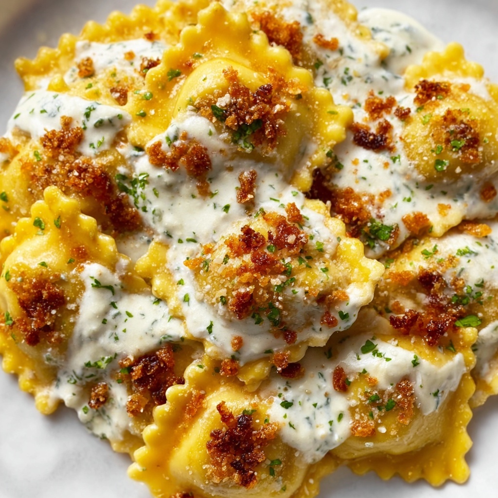 Brown Butter and Lemon Toasted Skillet Ravioli Recipe - Recipe Image