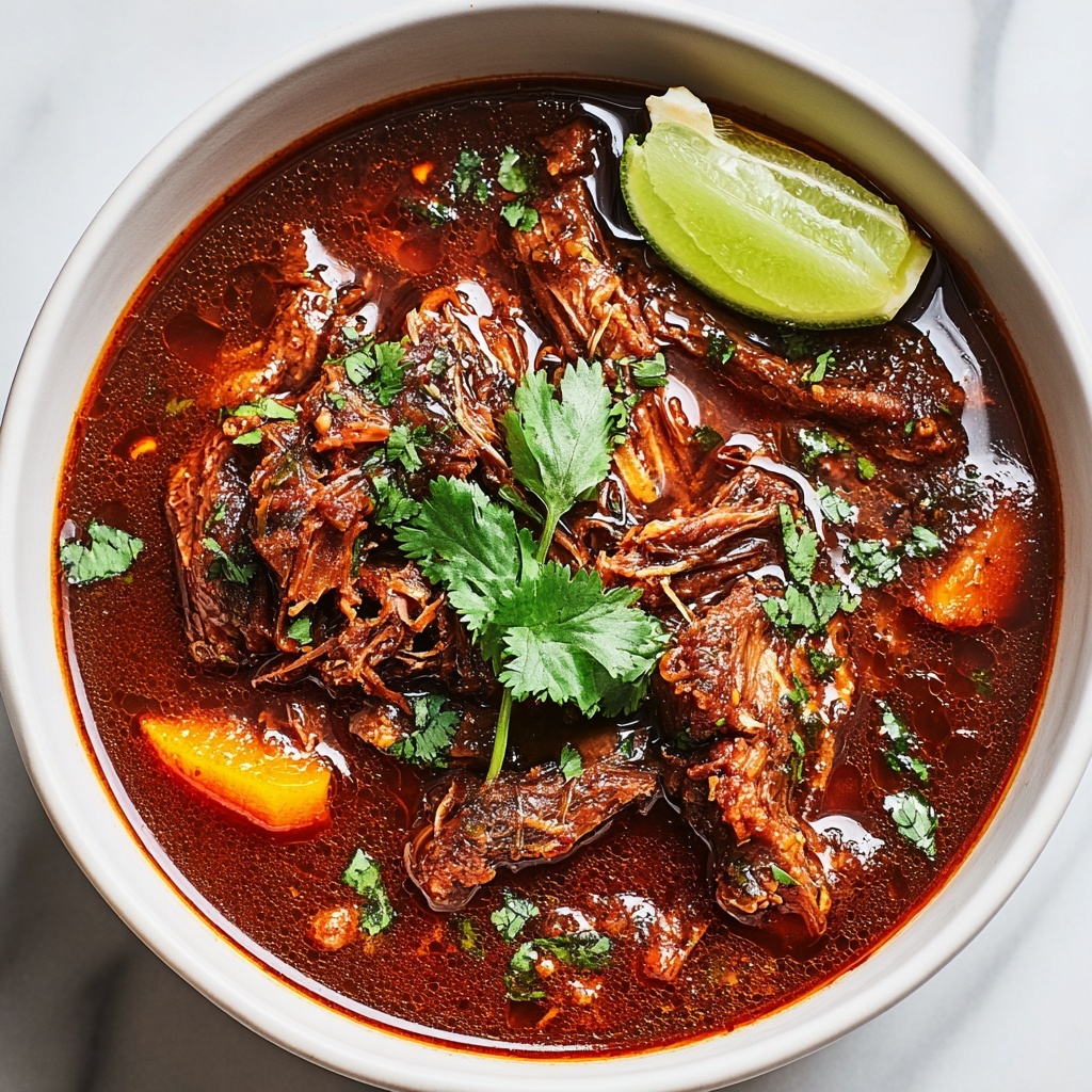 Authentic Birria Stew with Beef and Dried Chilies Recipe - Recipe Image