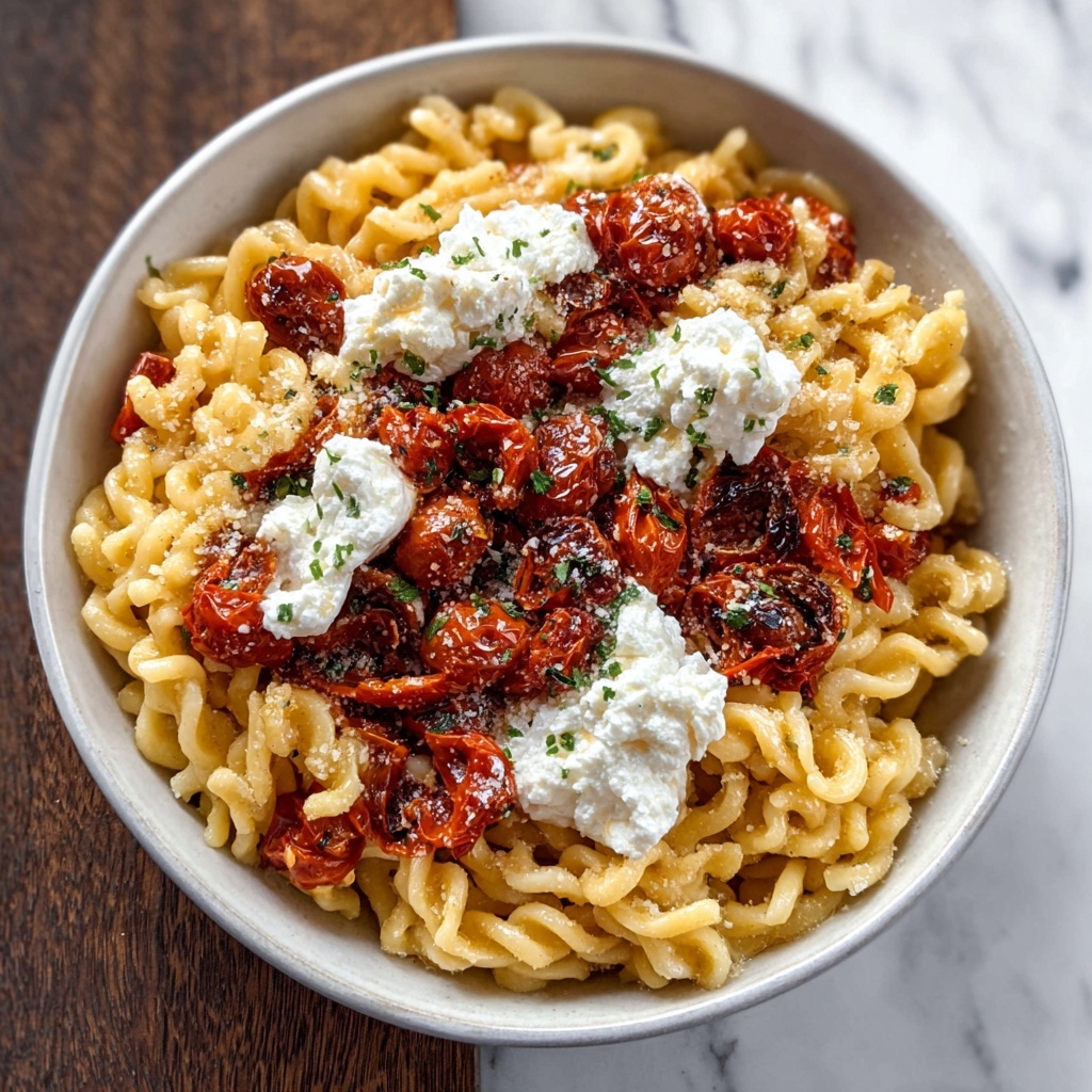 Creamy Roasted Tomato Pasta Recipe - Recipe Image