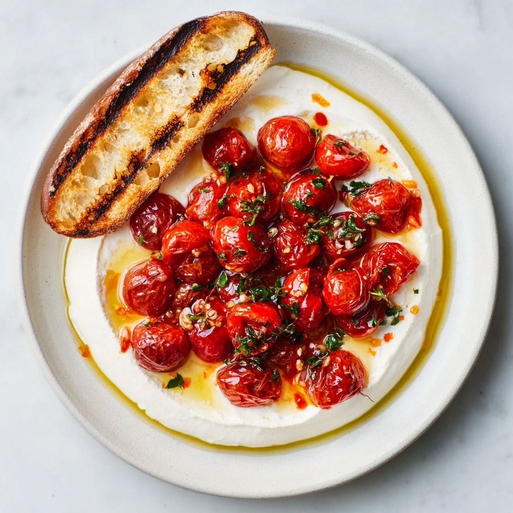 Whipped Feta with Blistered Tomatoes Recipe - Recipe Image