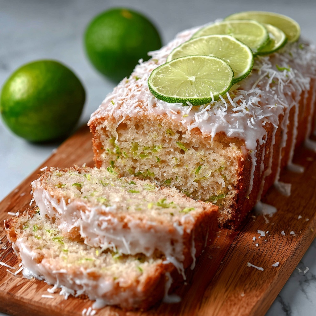 Coconut Lime Mini Loaf Cakes Recipe - Recipe Image