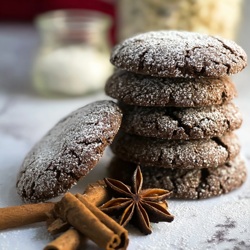Chocolate-Cinnamon Sugar Cookies Recipe - Recipe Image