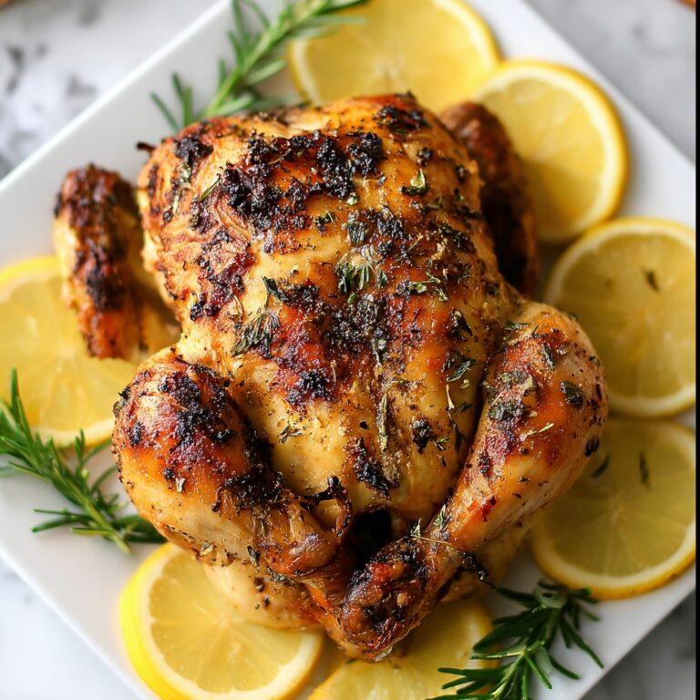 Lemon Herb Roasted Chicken Recipe