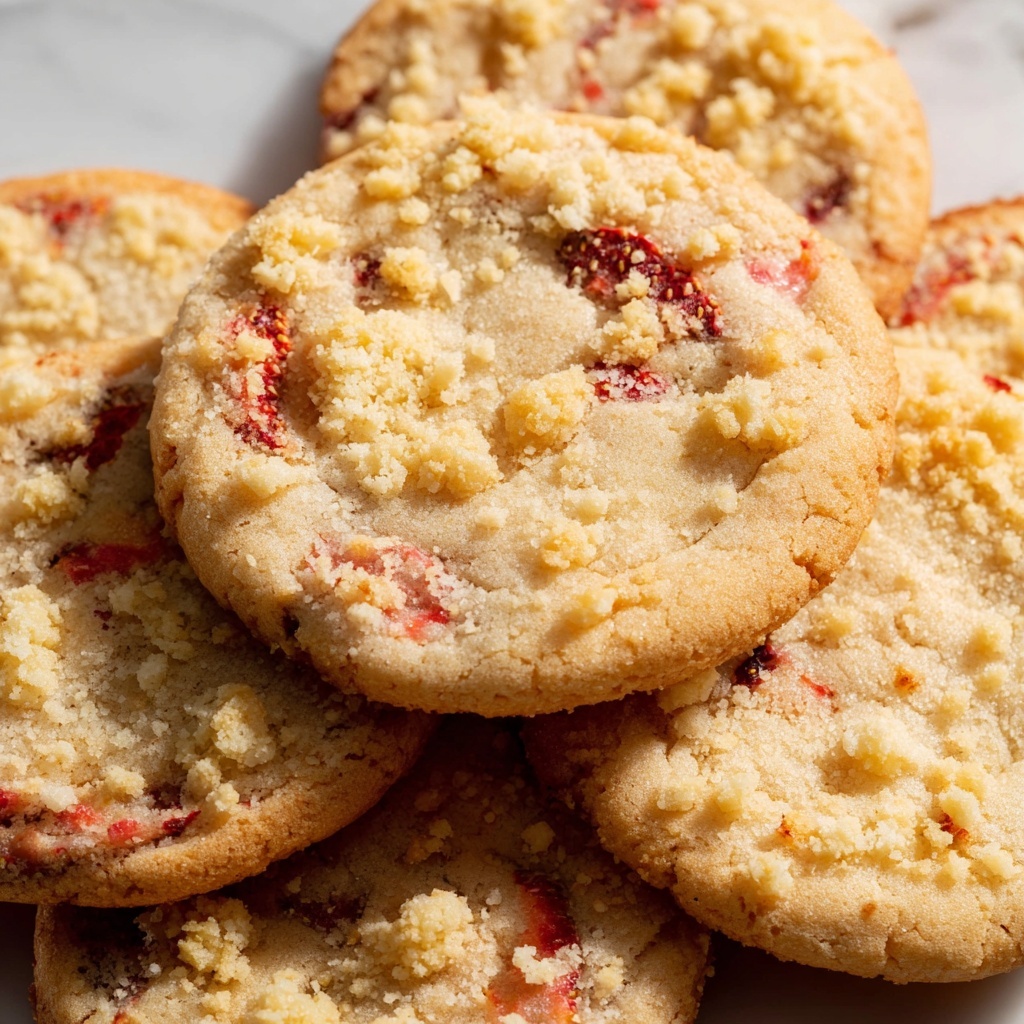 Vegan Strawberry Shortcake Cookies Recipe - Recipe Image