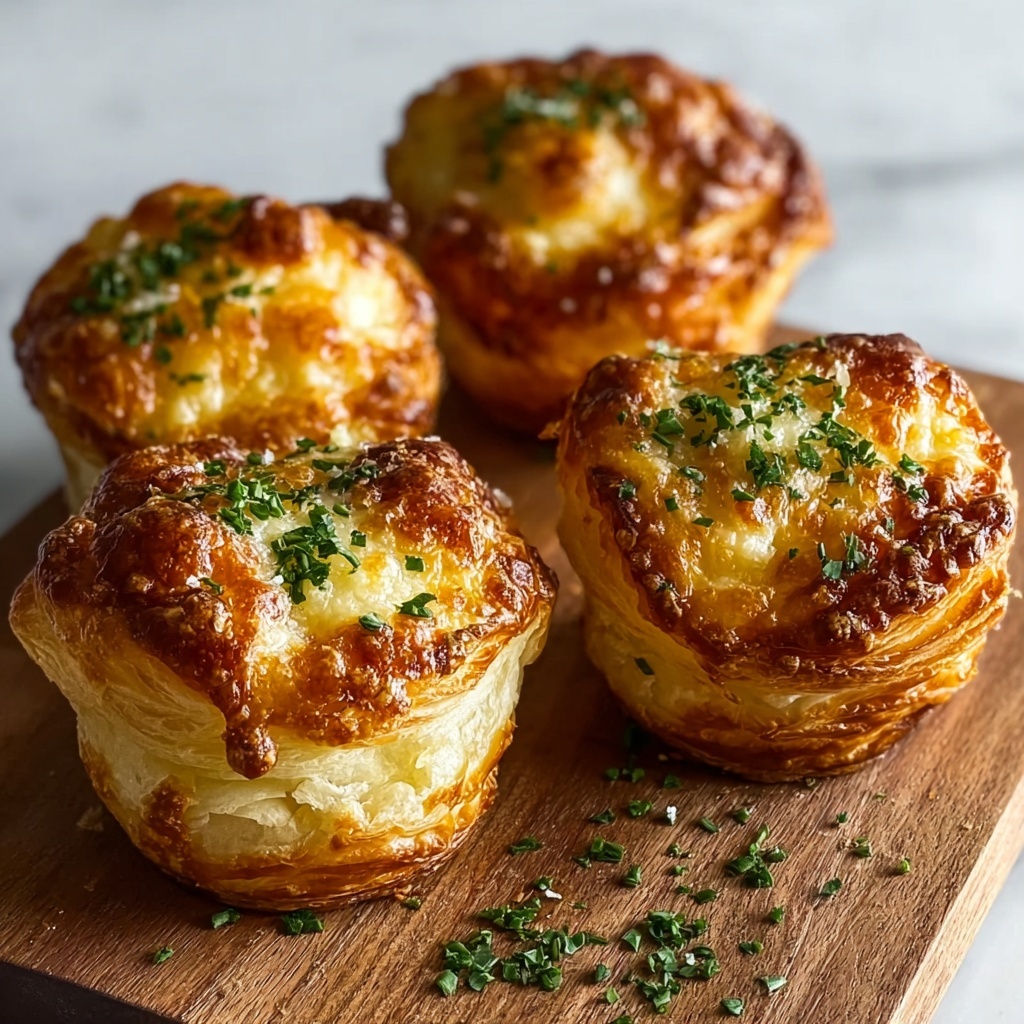 Herb & Cheese Stuffed Puff Pastry Bites Recipe - Recipe Image
