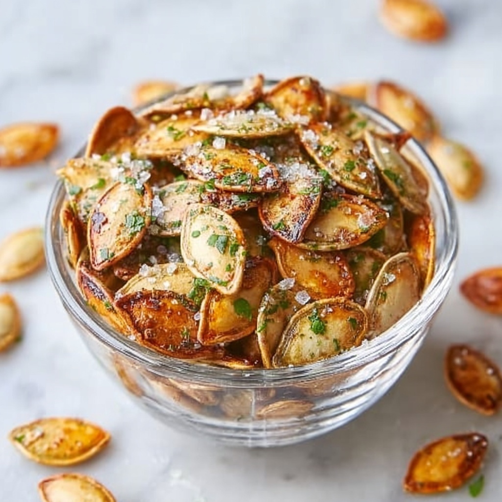 Ranch Seasoned Roasted Pumpkin Seeds Recipe - Recipe Image