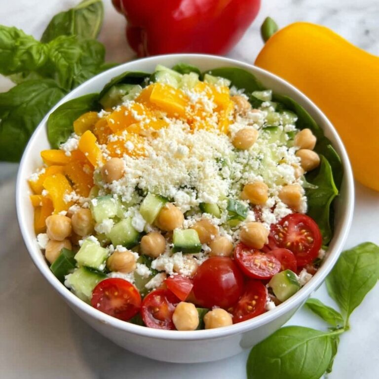 Colorful Summer Chickpea Salad Recipe