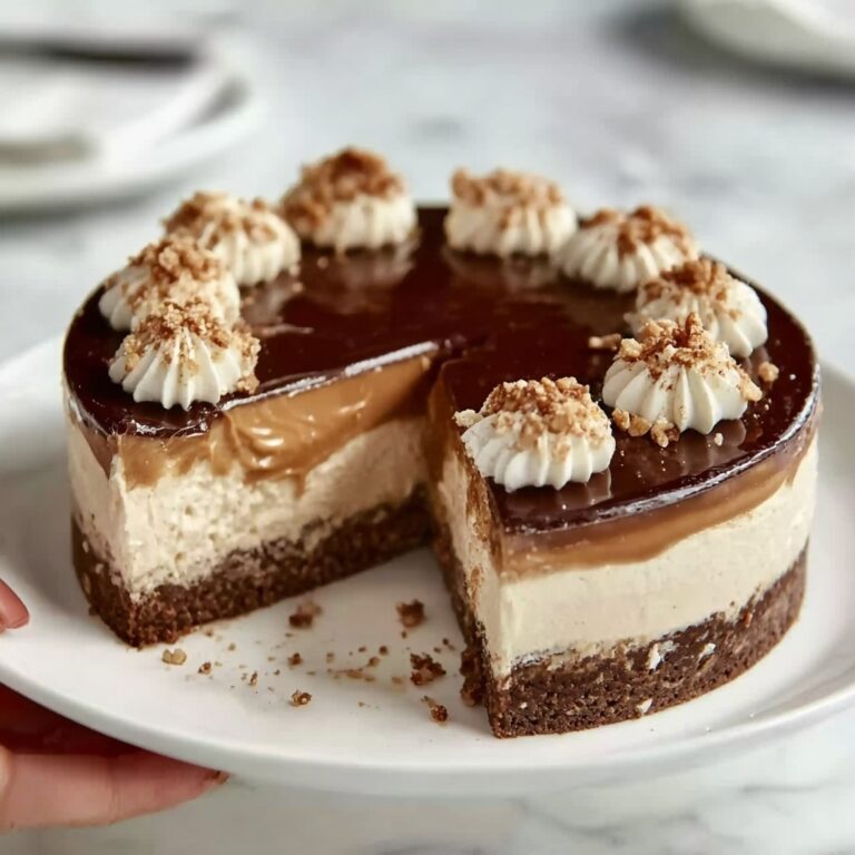 No-Bake Chocolate Peanut Butter Cheesecake Recipe